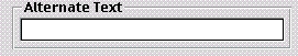 Alternate Text Field